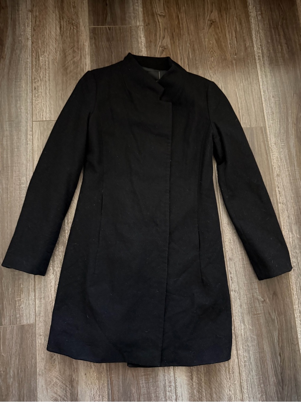 Women’s Black Structured Trench Coat